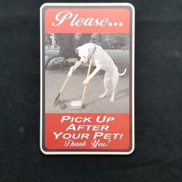 Scoop Poop Sign Etsy