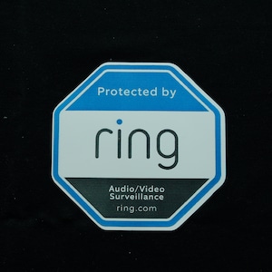 RING ドアベル 警報 セキュリティ 監視 ステッカー ビデオカメラ 各種パックサイズ