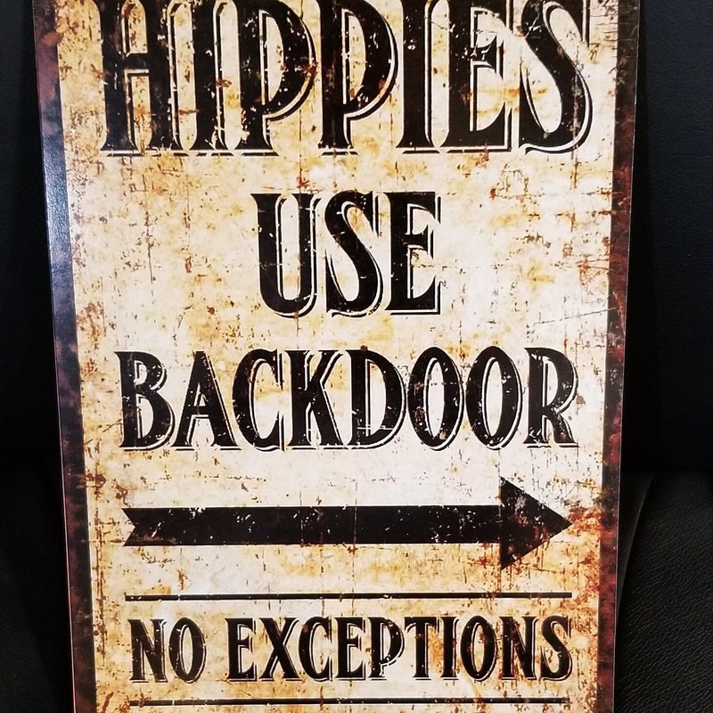 Hippie Sign - Etsy