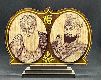Guru Nanak Dev Ji, Guru Gobind Singh Ji, Dekoracje samochodowe, Elementy deski rozdzielczej ciężarówki, Prezenty sikhijskie,