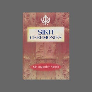 Sikh Zeremonien Buch in Englisch, Sikh Lernbücher, Sikh Geschenkartikel, Sikh Bücher