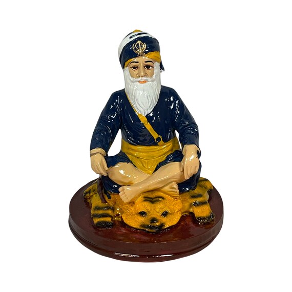 Baba Deep Singh Ji Hand Made Statue, Table Top, Sikh Home Decor, Sikh Art, Sikhism, Sikh Items,