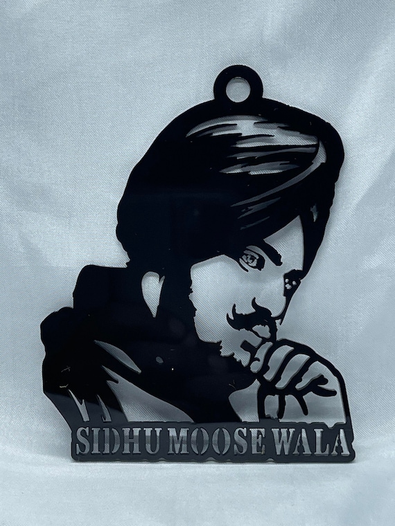 Sidhu Moosewala Car Hanging, Car Decor, Punjabi Singer, Mossewala, 5911, Sidhu