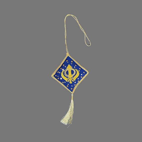 Christmas Tree Ornaments, Hand Made,  Khanda Ek Onkar for Christmas Tree, Christmas Gift, Sikh Ornaments, Punjabi Ornaments,