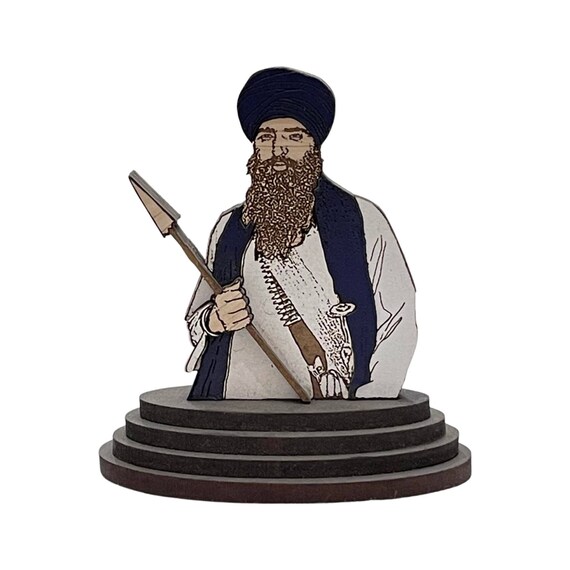 Sant Jarnai Singh Ji Bhindranwale, Car Dashboard idol. Car Decor, Car Dashboard accessories, Sikh items.