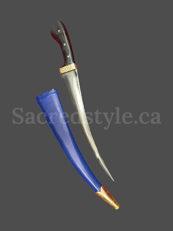 Sikh Khanjar ,Hand Made Sarbloh Pesh Kabz, Sikh Kakar, Kukri, Kakkar, Sikh Gift Items