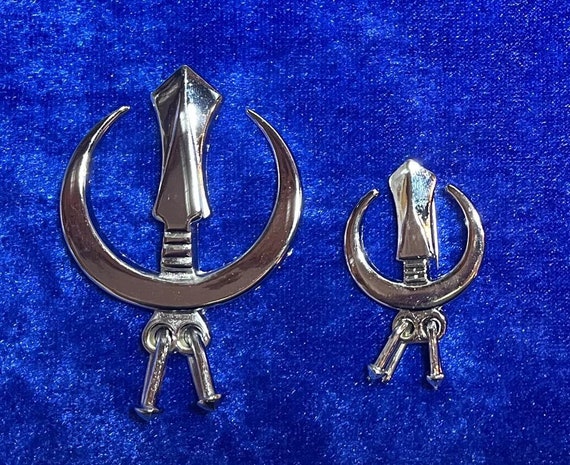 Dumala Shastar, Dumala Shingar, Stainless steel Chand bagan tora pin, Sikh Items,
