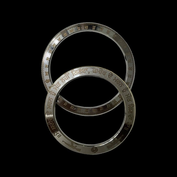 Kada Designed Kara Sikh Kakar Kakkar New Style Kadas Steel Bracelet Karah Sikh Item Etsy