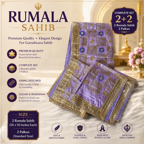 Rumala Sahib, Shri Guru Granth Sahib, Sundar Rumala Saab with Lining