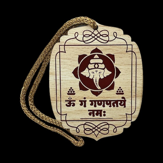 Ganpati Car Hanging, Car Decor, Rear view mirror ornament, Hindu god gift items, Hindu items,