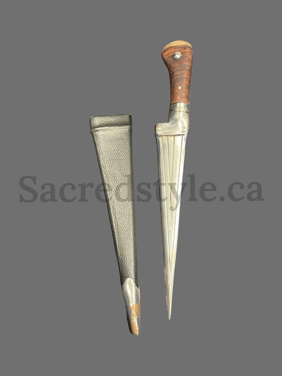 Hand Made Sarbloh Khanjar, Pesh Kabz, Sikh Kakar, Kukri, Kakkar, Sikh Gift Items