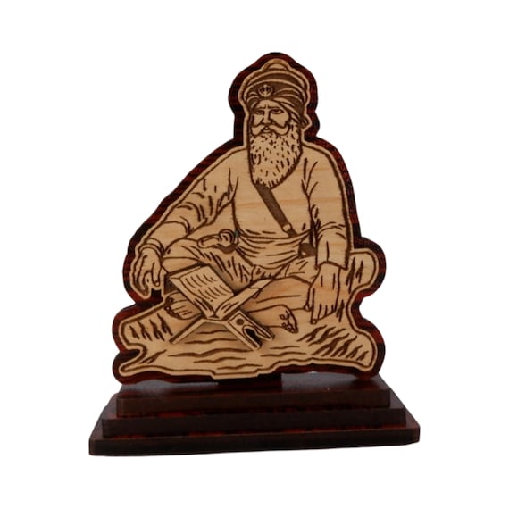 Guru Nanak Dev Ji, Dashboard idol, Wood Car dashboard decor, Car Accessories, Baba Deep Singh Ji, Punjabi Sikh Items,