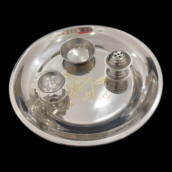 Jot Plate, Incense holder plate, Pooja thali, Hot Thali, Religious items, Steel Plate,