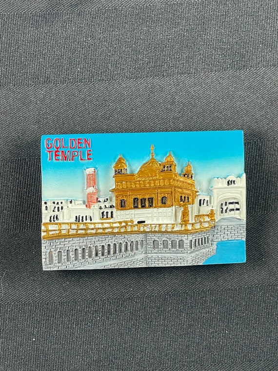 The Golden Temple Fridge magnate, Sri Darbar Sahib,  Home Decor, Sikh Items,