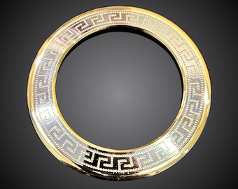 Kada, Engraved, Gold And Silver Color, Sikh Kakar, Punjabi Karah, iron bracelet, Kara engraved.