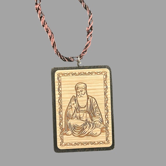Guru Nanak Dev ji, Guru Gobind Singh Ji, 1st Guru, Car Hanging, 10th Guru, Wood  Car Decor, Sikh Gurus, Sikh Items,