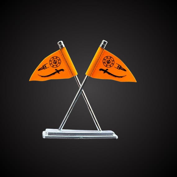 Puratan Nishan Sahib Car Dashboard Idol, Sikh Flag, Sikh Raj, Jhanda, Car- Truck dashboard decor, Sikh Items,