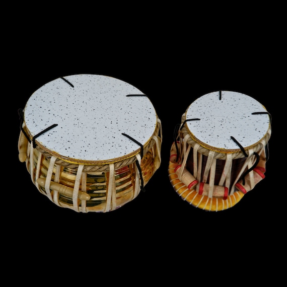 BHAVICREATION Tabla Tuning Blocks 8 Pcs Tabla Gattas Dholak Tuning Blocks Drum Musical Instruments Parts And Accessories, (123