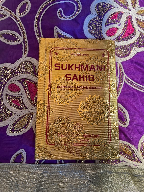Sukhmani Sahib in English, Gutka Saab, Sikh Holy Book, Sikh Items,
