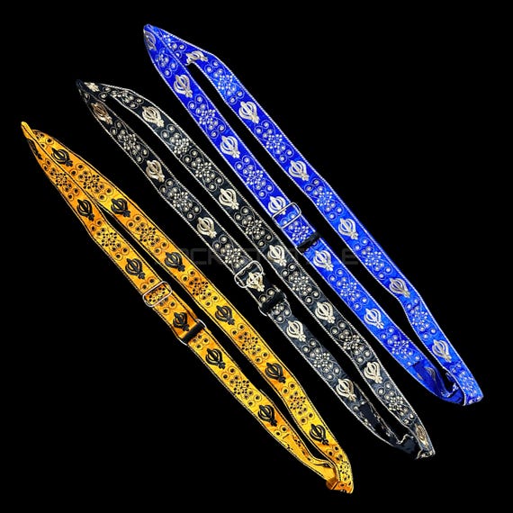 Gatra, Designer Gatra, Kirpan Strap, Khanda, Sikh Kakar, Kakkar,  Kurki strap, Sikh Gift items.