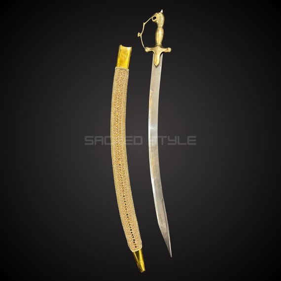 Big Kirpan, Wedding kirpan, Decorated Kirpan, Big Sword, Groom Accessories, Wedding Accessory, Punjabi items, Sikh Items,