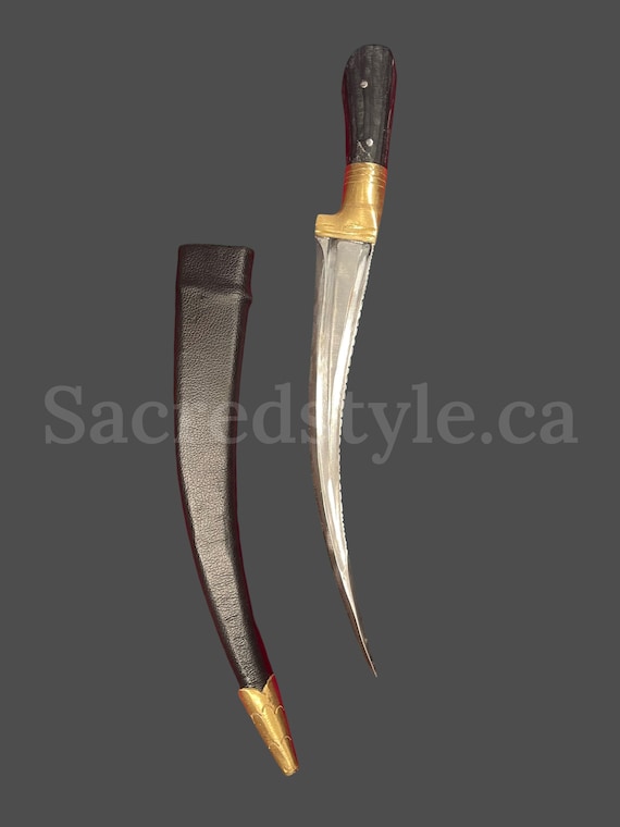 Hand Made Sarbloh Khanjar, Pesh Kabz, Sikh Kakar, Kukri, Kakkar, Sikh Gift Items