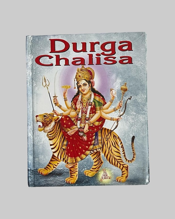Shri Durga Chalisa Book in English | Pocket Size Pocket Book | Goddess Durga Stotram Aarti | Navratri Puja Holy Prayer Book