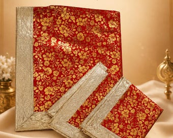 Premium Sanchi Sahib Rumala-set | Bedrukte Rumala Sahib met Gota-werk | Religieus cadeau sikh