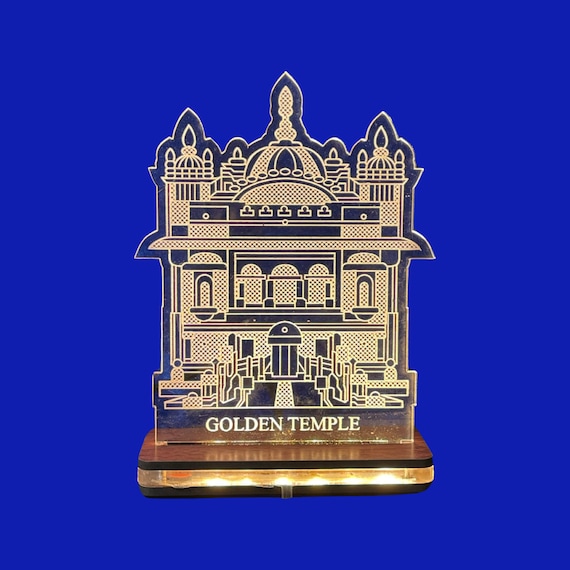 The Golden Temple Night Lamp, Table Top, Siri Darbar Sahib, Amritsar, Sikh Home Decor, Sikh Gift items,