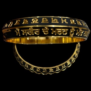 Bracciale Kara Floreale In Acciaio Inox Designer Karha Punjabi Kada - Foto 2