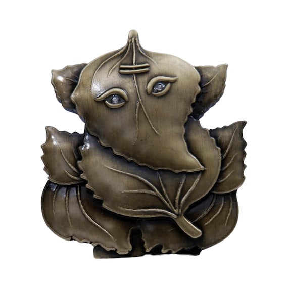 Siri Ganesh Ji Car Dashboard idol, Metal Table Top, Car dashboard accessories, Hindu god, Siri Ganesha, Hindu Gift Items,