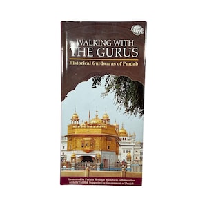 Gehen mit Gurus, Punjab Sikh Reisebuch in Englisch, Sikh Guru Geschichte, Sikh Geschenkartikel, Punjabi Buch