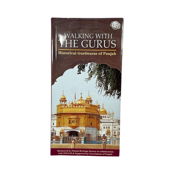 Walking with Gurus, Punjab Sikh Travel Book in English, Sikh Guru History, Sikh Gift items, Punjabi Book