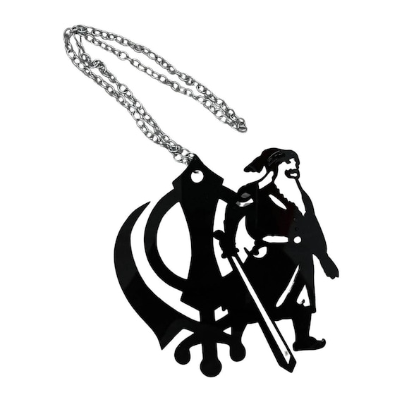 Khanda, Baba Deep Singh Ji, Car hanging, Car Decor, Gift items, Rear view Mirror ornament, Punjabi, Sikh Items,