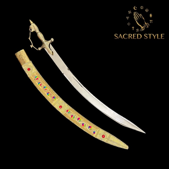 Big Kirpan, Wedding kirpan, Decorated Kirpan, Big Sword, Groom Accessories, Wedding Accessory, Punjabi items, Sikh Items,
