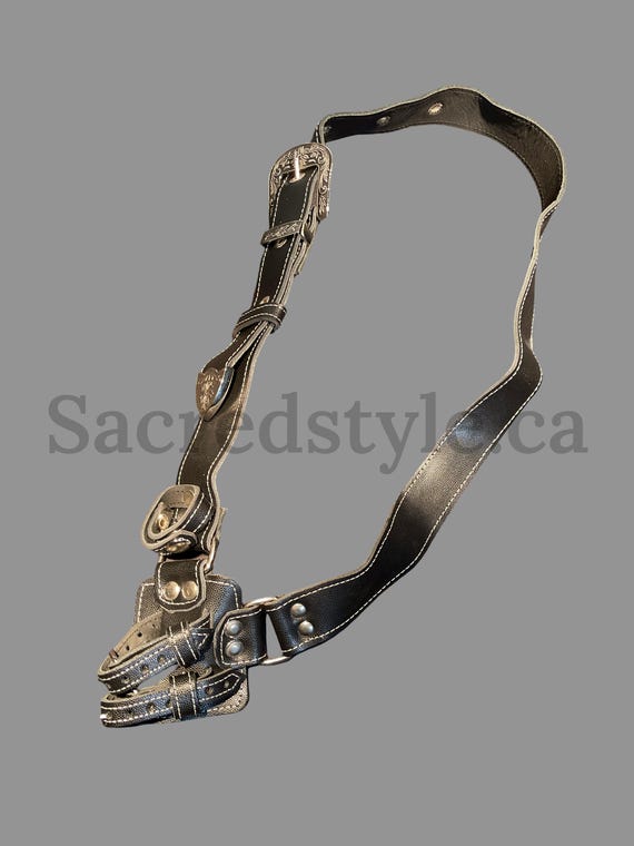 Gatra, Leather Gatra, Kirpan strap, Khanjar strap, Kukri strap, Sikh Kakar, sikh Kakkar, Sikh Items.