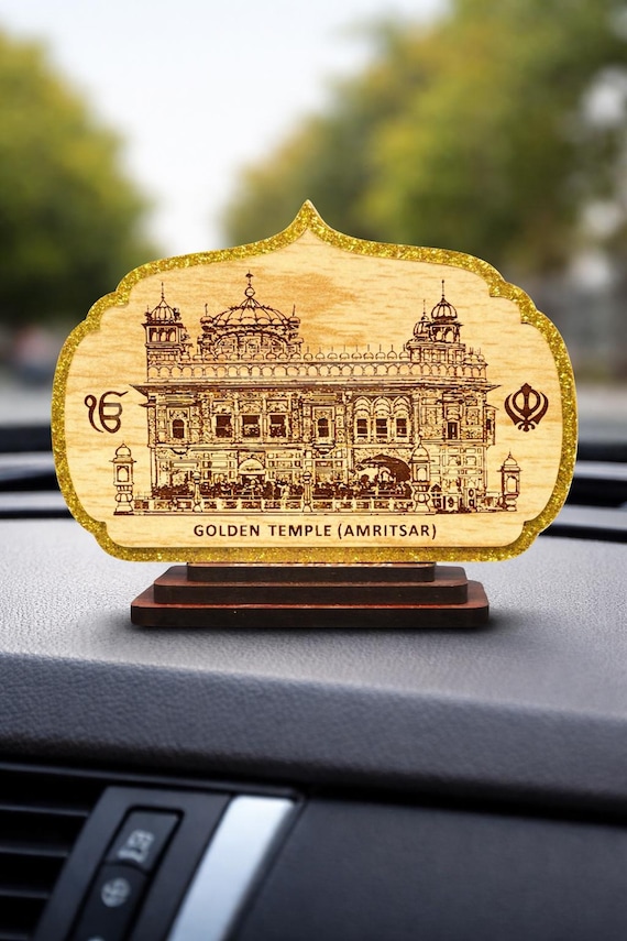 The Golden Temple | Car Dashboard Decor | Car Decor | Punjabi Art | Truck Dashboard Decor | Gift items | Sikh items |
