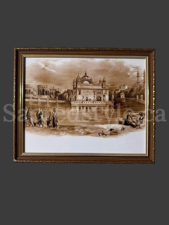 The Golden Temple Photo Table Top, Sikh home decor, Sikh gift items,