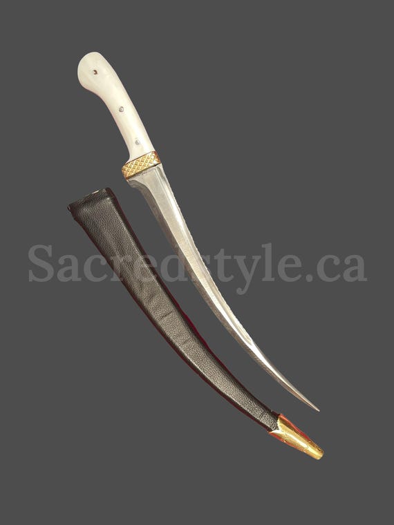 Hand Made Sarbloh Khanjar, Pesh Kabz, Sikh Kakar, Kukri, Kakkar, Sikh Gift Items