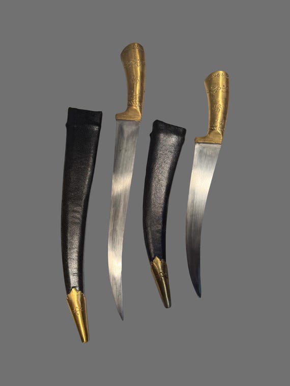 Hand Made Sarbloh Khanjar, Pesh Kabz, Sikh Kakar, Kukri, Kakkar, Sikh Gift Items