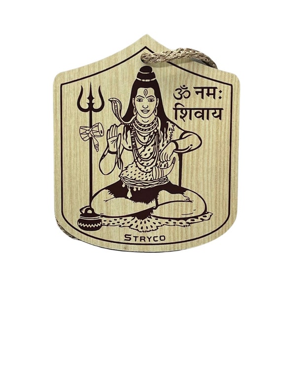 Shiv ji Car Hanging, Om Namaha Shivaye, Hindu Car Decor, Hindu gift items