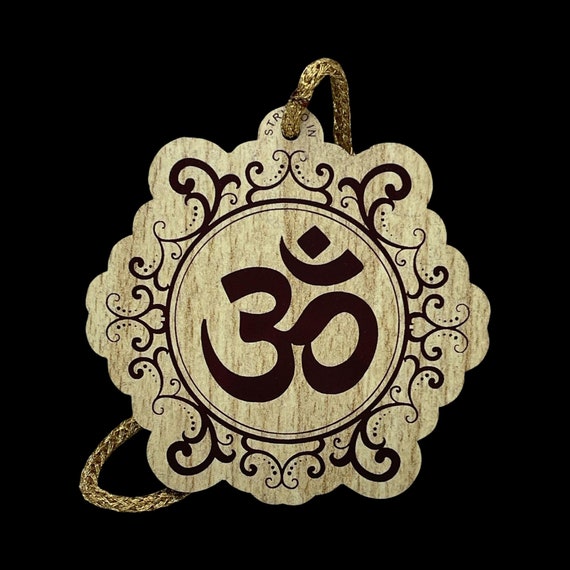 OM Car Hanging, Mandala, Rear View mirror ornament, Gift items, Hindu items,