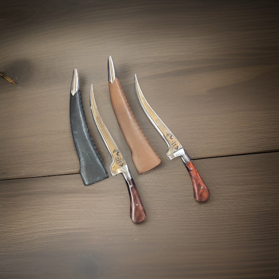 Hand Made Sarbhloh Khanjar,  Sikh Kirpan, Pesh Kabz, Sikh Kakar, Kukri, Kakkar, Leather cover, Nihang Singh Ji, Sikh Gift Items