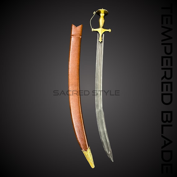 Big Kirpan, Sikh Kirpan made of Sarbloh with Brass Handle, Sikh kakar, 3 foot Tega, Sikh Kakkar, Sikh Items,