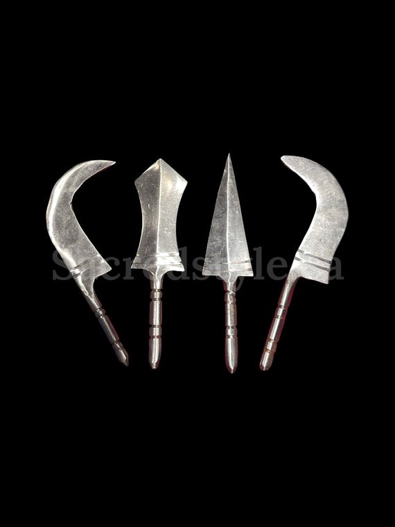 Hand Made Dumala Shastar, Sarbloh Dumalla Shingar Set, Dumala Accessories, Nihang Singh, Sikh Gift Items,