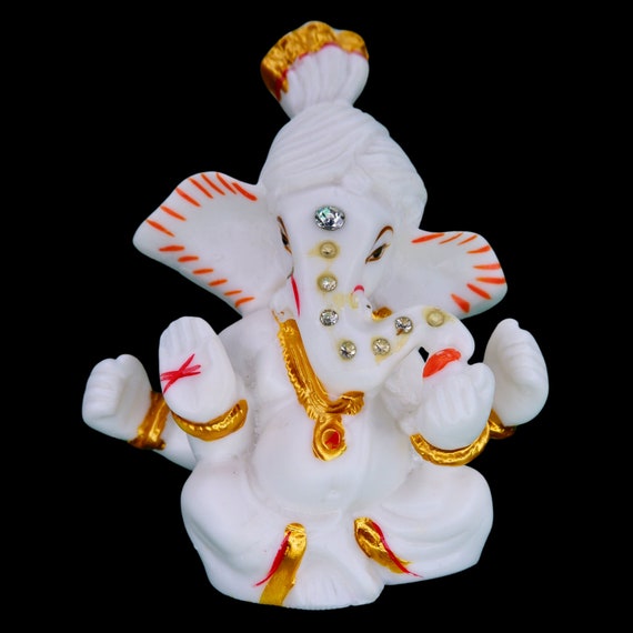Siri Ganesh Ji Car Dashboard idol, Car dashboard accessories, Hindu god, Siri Ganesha, Hindu gift Items,