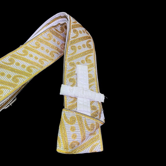 Gatra, Kirpan Strap, Designer Fancy Gatra, Embroidery,  Sikh Kakkar, Kakar, Kukri, Cotton Strap, Sikh Items,