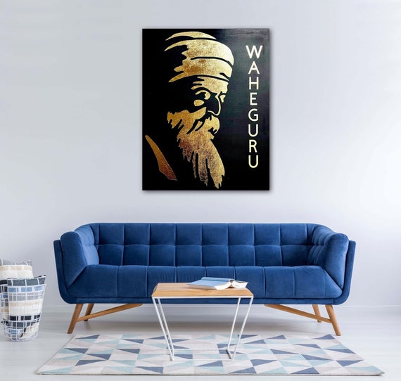 Hand Made Guru Nanak Dev Ji Saroop, Wall Hanging, Home Decor, Sikh Art, Punjabi, Sikh Gifts, Sikh Items,
