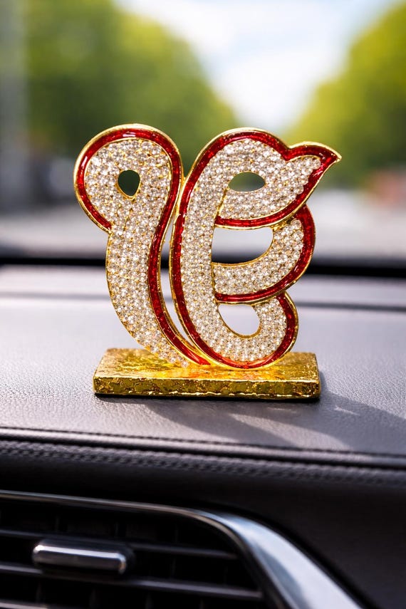 Ek Onkar Dashboard Accessories, Car Accessories, Sikh, Religious Decor