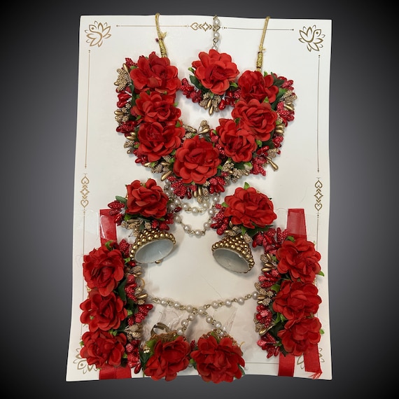 Vatna Haldi Jewelry Set, Maiyan Mayoun, Indian Desi Pakistani Wedding,  Punjabi Wedding Accessories, Viyah, Wedding Items